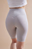 skin bike short light grey sculpt bum back look